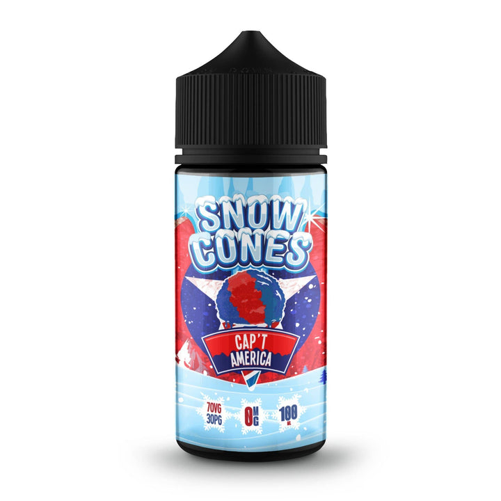 Snow Cones 100ml - Cap't America - Mcr Vape Distro