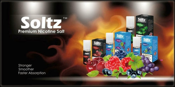 Soltz Premium - Cola - 10ml Nic Salt (Pack of 5) - Mcr Vape Distro