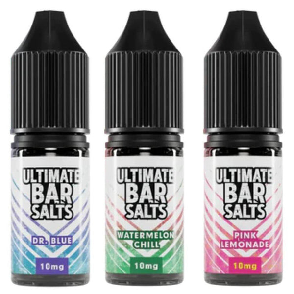 Ultimate Bar Salt 10ml E Liquid – Nic Salts Pack of 10