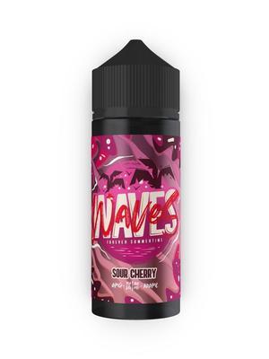 Waves - Sour Cherry - 100ml Shortfill £7 In stock - Mcr Vape Distro