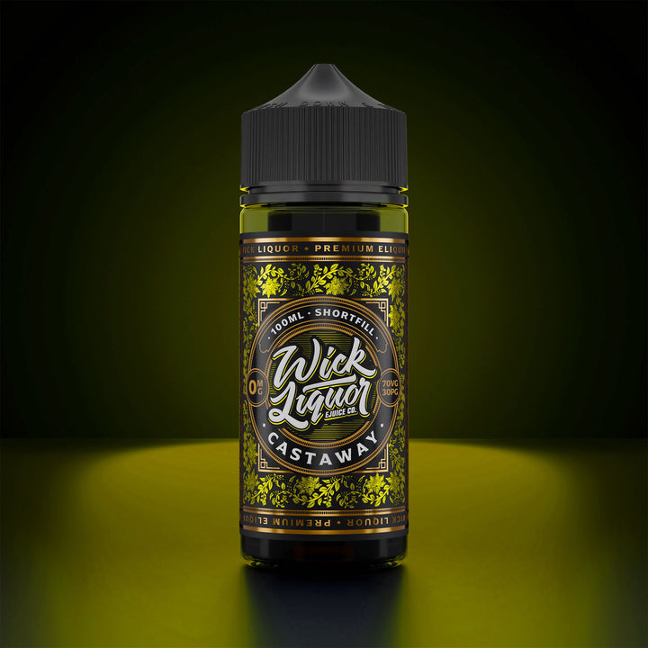 Wick Liquor 100ml E-liquids - Castaway - Mcr Vape Distro