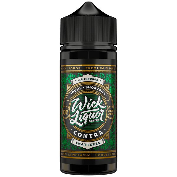 Wick Liquor 100ml E-liquids - Contra Shattered - Mcr Vape Distro