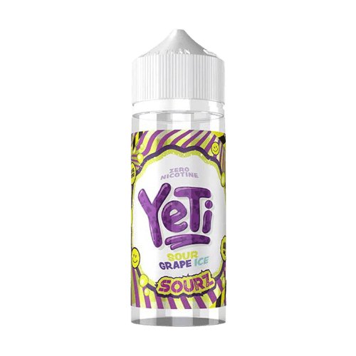 Yeti - Sourz Grape Ice - 100ml Shortfill - Mcr Vape Distro