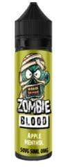 ZOMBIE BLOOD - APPLE MENTHOL - 50ML - Mcr Vape Distro